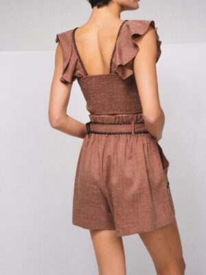 Pantalón Corto con Cinturón