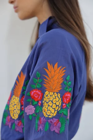 Vestido Camisero Piñas