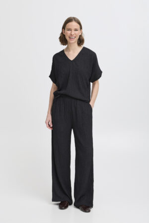 Pantalón Byummi Negro Fluido
