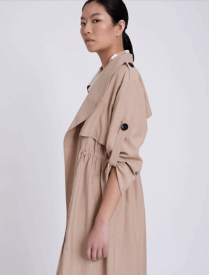 Trench Fluido Camel