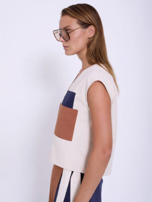 Blusa Con Cuadros